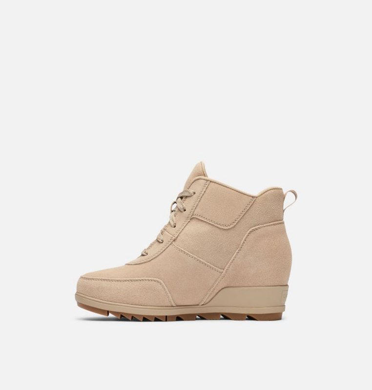 Womens Wedges Brown - Sorel Evie™ Sport Lace Bootie - 589-NWHPAV